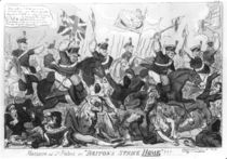 Massacre at St. Peter's, or 'Britons Strike Home'!!! by George Cruikshank