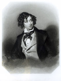 Portrait of Benjamin Disraeli Esquire M.P. by Alfred-Edward Chalon