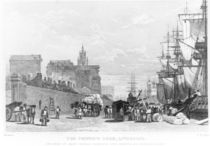 The Prince's Dock, Liverpool by English School