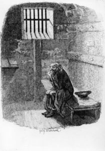Fagin in the Condemned Cell by George Cruikshank