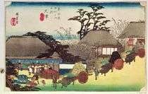 Otsu, illustration from 'Fifty Three Stations of the Tokaido Road' by Ando or Utagawa Hiroshige