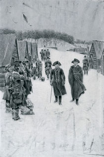 Washington and Steuben at Valley Forge by Howard Pyle