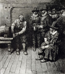 'The Master Caused us to have some Beere' von Howard Pyle