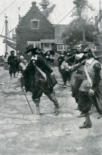 The Arrival of Stuyvesant in New Amsterdam by Howard Pyle