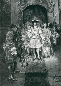 Quaker and King at Whitehall von Howard Pyle