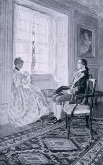 Washington and Mary Philipse by Howard Pyle