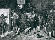 The Press Gang in New York by Howard Pyle