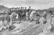 The Surrender of Cornwallis at Yorktown von Howard Pyle