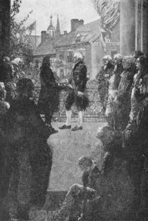 The Inauguration, engraved by Francis Scott King von Howard Pyle