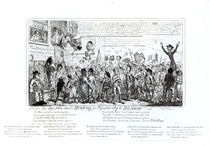 The Spa Fields Orator Hunt-ing for Popularity to Do-Good!! by George Cruikshank
