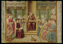 St. Augustine Reading Rhetoric and Philosophy at the School of Rome von Benozzo di Lese di Sandro Gozzoli