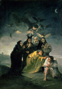 The Witches' Sabbath by Francisco Jose de Goya y Lucientes