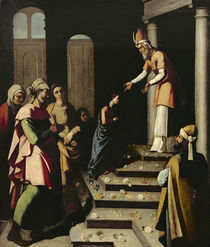 Presentation of the Virgin in the Temple von Francisco de Zurbaran