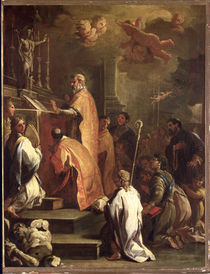 The Mass of St. Gregory by Luca Giordano