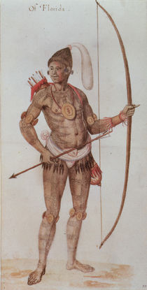 Indian Man of Florida by John White