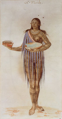 Indian Woman of Florida von John White
