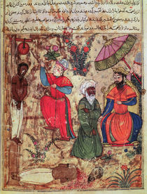Fol.100 The Sultan Showing Justice by Islamic School