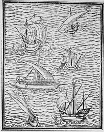 Vessels of Early Spanish Navigators by English School