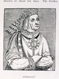 Portrait of the Last Inca Chief von English School