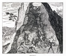 'Mining', Frankfurt, 1602 von Theodore de Bry