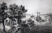 Low Water in the Mississippi von Frances Flora Bond Palmer