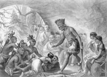 Captain Smith rescued by Pocahontas von Asa Coolidge Warren