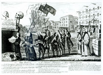 The Repeal, or the Funeral Procession of Miss Americ-Stamp by Benjamin Wilson