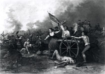 Moll Pitcher at the Battle of Monmouth by Dennis Malone Carter