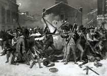 The Boston Massacre, 5th March 1770 von Alonzo Chappel