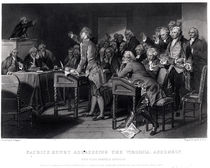 Patrick Henry addressing the Virginia Assembly by Alonzo Chappel