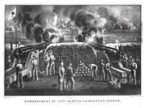 Bombardment of Fort Sumter by American School