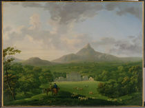 View of Powerscourt, County Wicklow by George the Elder Barret