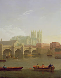 Westminster Abbey and Westminster Bridge Seen from the South by Joseph Farington