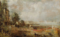 The Opening of Waterloo Bridge by John Constable