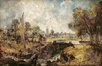 Dedham Lock, c.1820 by John Constable