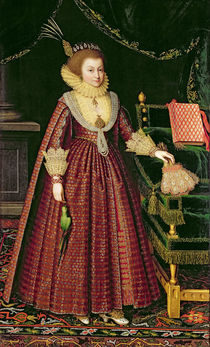 Portrait of a Lady, Possibly Elizabeth by Paul van Somer