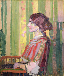 Mrs Robert Bevan, c.1913 von Harold Gilman
