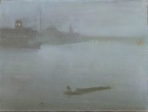 Thames - Nocturne in Blue and Silver by James Abbott McNeill Whistler