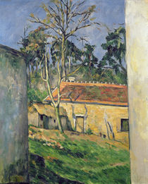 Farmyard at Auvers, c.1879-80 von Paul Cezanne