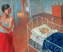 Sleeping Child, 1924 by Kuzma Sergeevich Petrov-Vodkin
