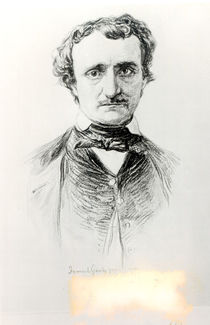 Edgar Allan Poe 1907 by Ismael Gentz
