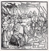 The Black Death, 1348 by English School