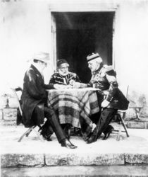 Lord Raglan, Omar Pasha and General Pelissier von Roger Fenton