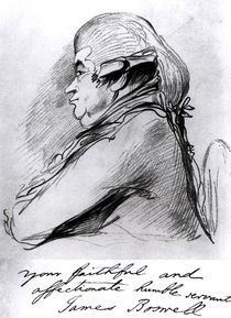 James Boswell , c.1790-95 von Thomas Lawrence