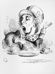 The Mad Hatter, illustration from 'Alice's Adventures in Wonderland' von John Tenniel