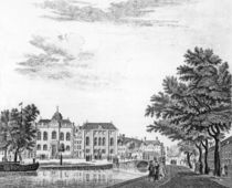 The Two Large Synagogues of German Jews in Amsterdam by Jan de Beijer