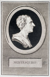 Charles Louis de Secondat, Baron de Montesquieu von Augustin de Saint-Aubin
