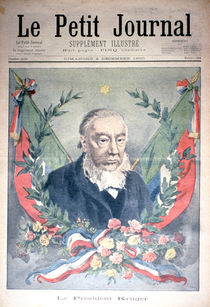 President Kruger, front cover of 'Le Petit Journal' von Oswaldo Tofani