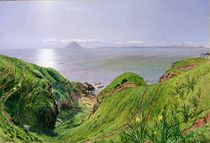 A View of Ailsa Craig and the Isle of Arran von William Bell Scott
