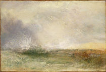 Stormy Sea Breaking on a Shore by Joseph Mallord William Turner